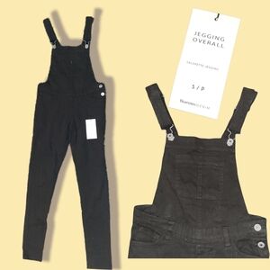 BLACK BLUENOTES DENIM WOMEN JEGGING OVERALL